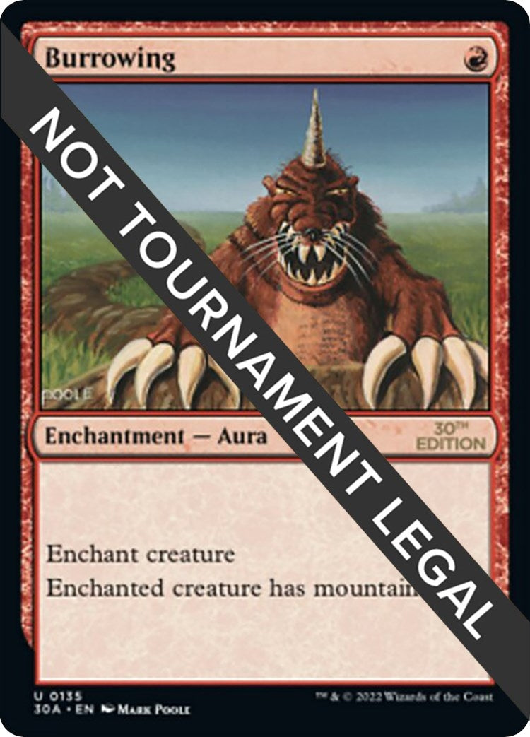 Image for Burrowing (135) (30A) - Magic: The Gathering