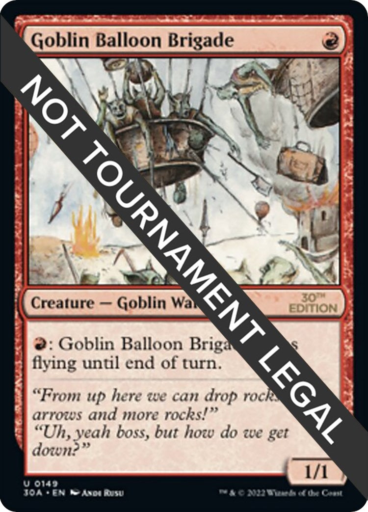 Image for Goblin Balloon Brigade (149) (30A) - Magic: The Gathering