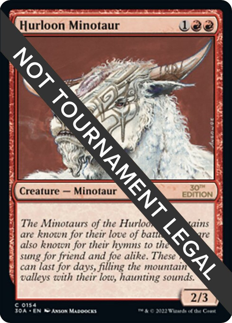 Image for Hurloon Minotaur (154) (30A) - Magic: The Gathering