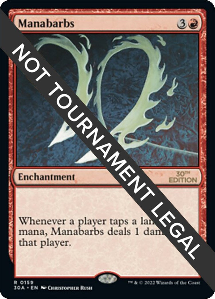 Image for Manabarbs (159) (30A) - Magic: The Gathering