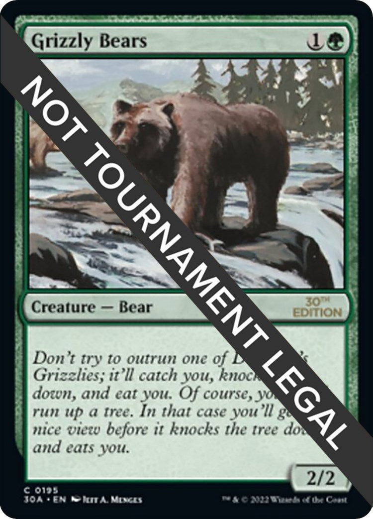 Image for Grizzly Bears (195) (30A) - Magic: The Gathering
