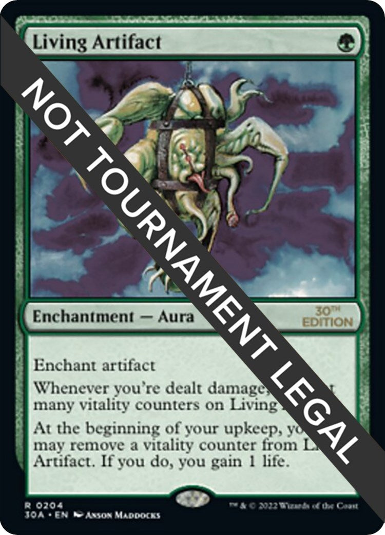 Image for Living Artifact (204) (30A) - Magic: The Gathering