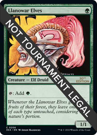 Llanowar Elves (206) (30A)