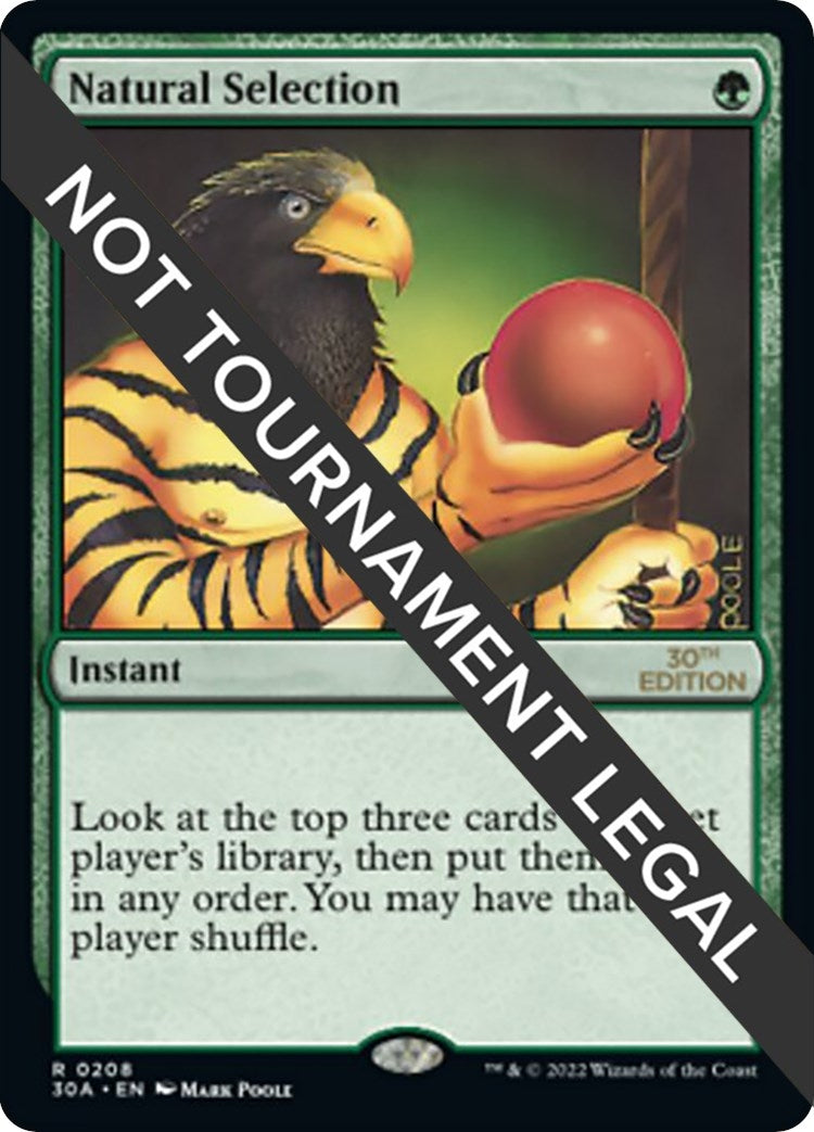 Image for Natural Selection (208) (30A) - Magic: The Gathering