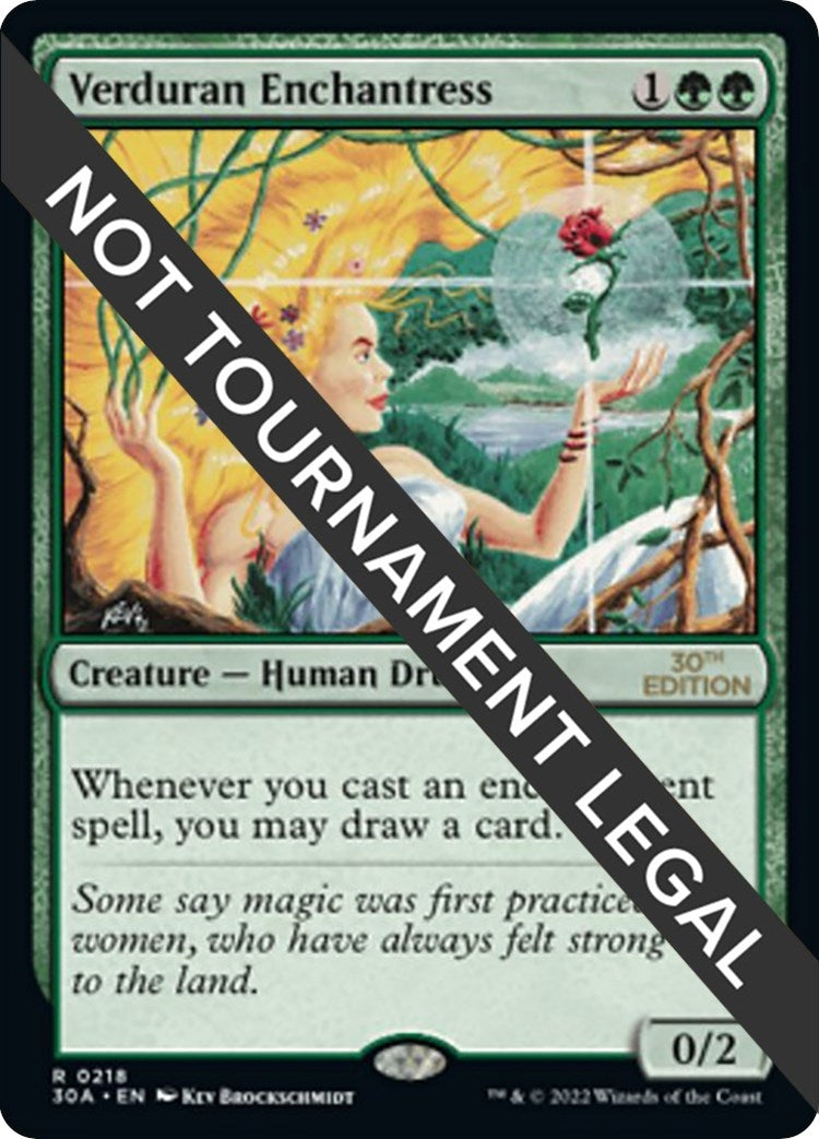 Image for Verduran Enchantress (218) (30A) - Magic: The Gathering