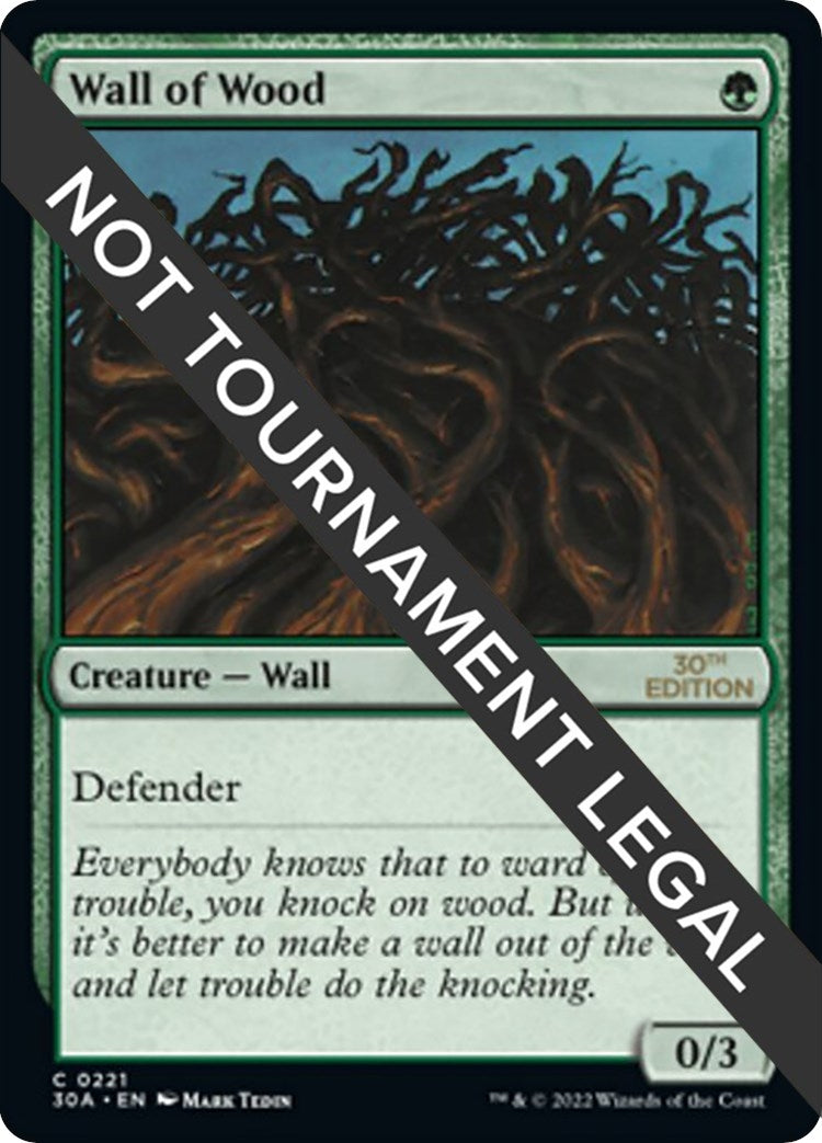 Image for Wall of Wood (221) (30A) - Magic: The Gathering