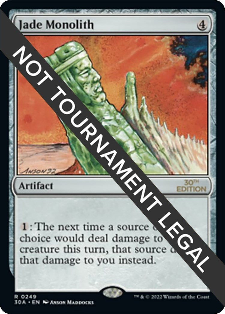 Image for Jade Monolith (249) (30A) - Magic: The Gathering