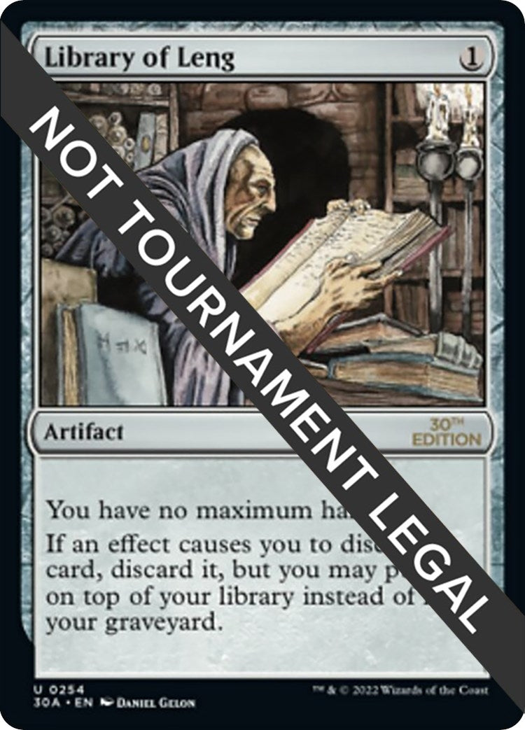 Image for Library of Leng (254) (30A) - Magic: The Gathering