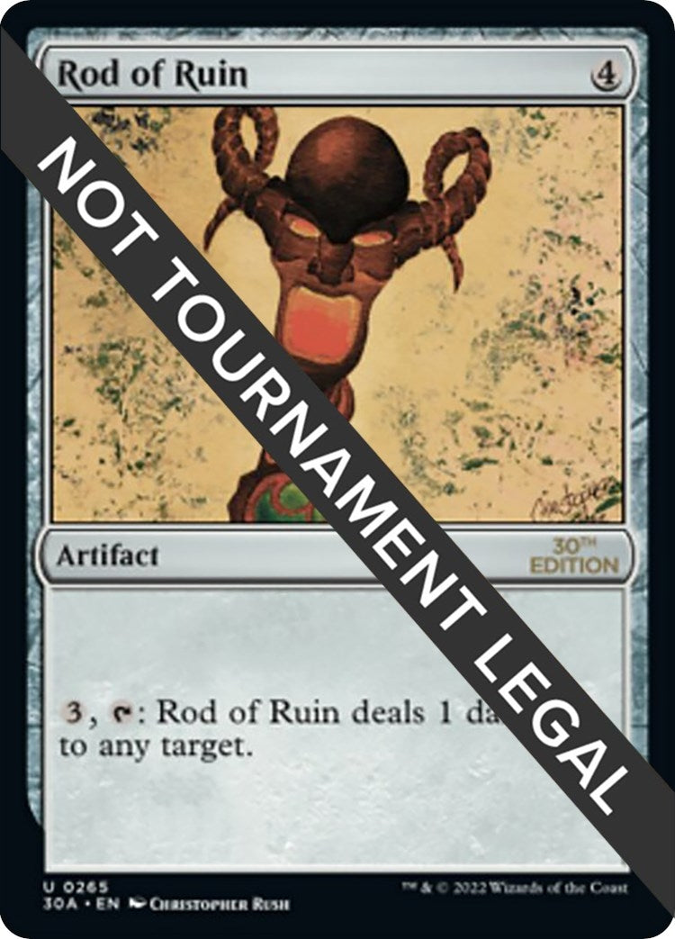 Image for Rod of Ruin (265) (30A) - Magic: The Gathering