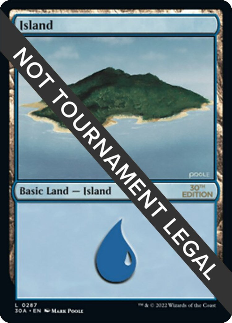 Image for Island (287) (287) (30A) - Magic: The Gathering