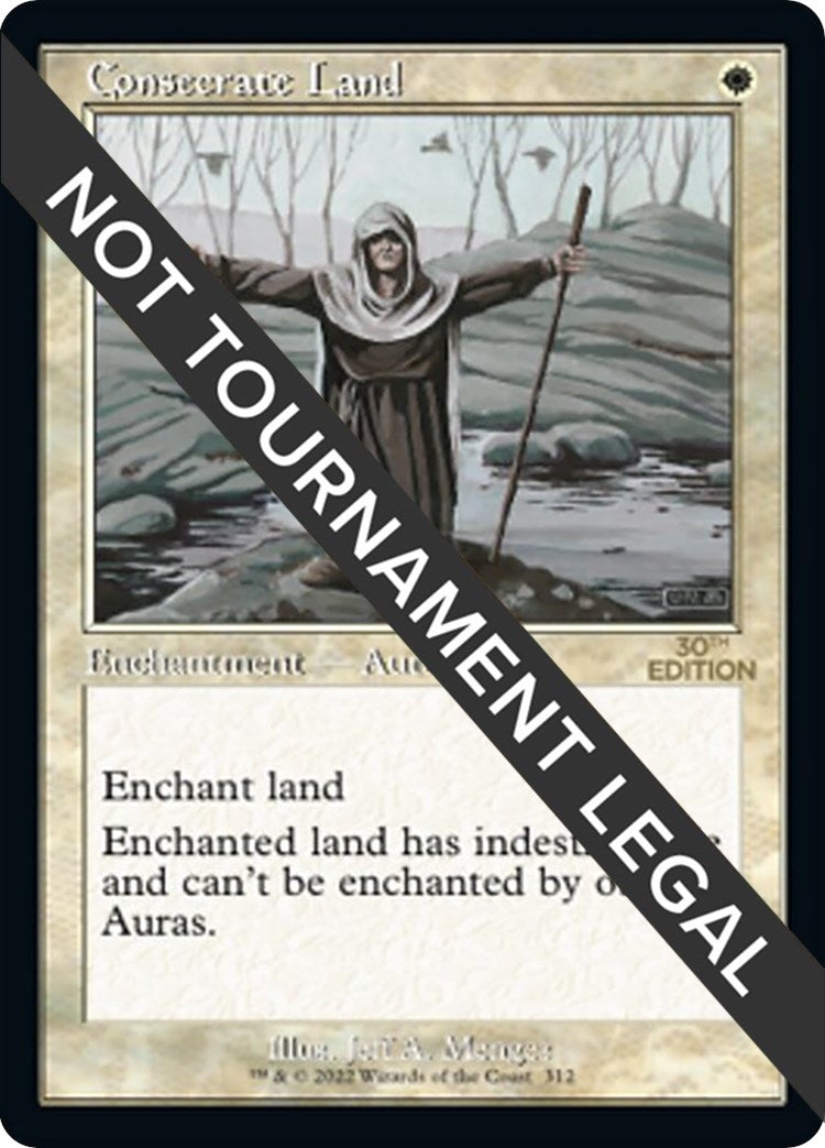Image for Consecrate Land (Retro Frame) (312) (30A) - Magic: The Gathering