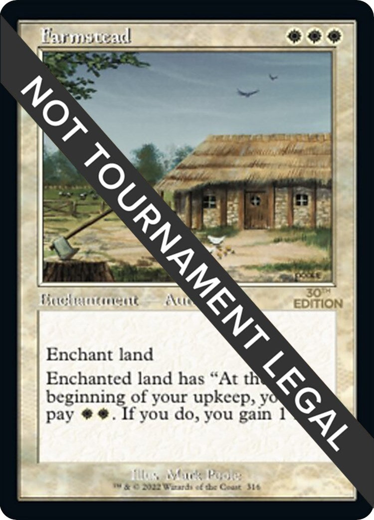 Image for Farmstead (Retro Frame) (316) (30A) - Magic: The Gathering