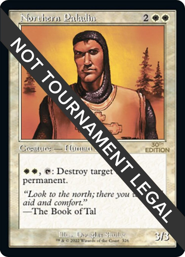 Image for Northern Paladin (Retro Frame) (326) (30A) - Magic: The Gathering