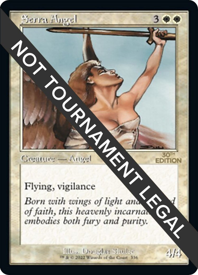 Image for Serra Angel (Retro Frame) (336) (30A) - Magic: The Gathering