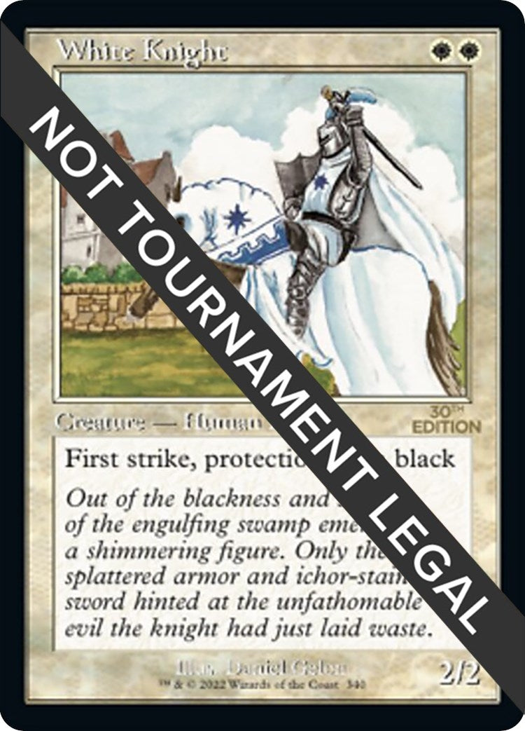 Image for White Knight (Retro Frame) (340) (30A) - Magic: The Gathering