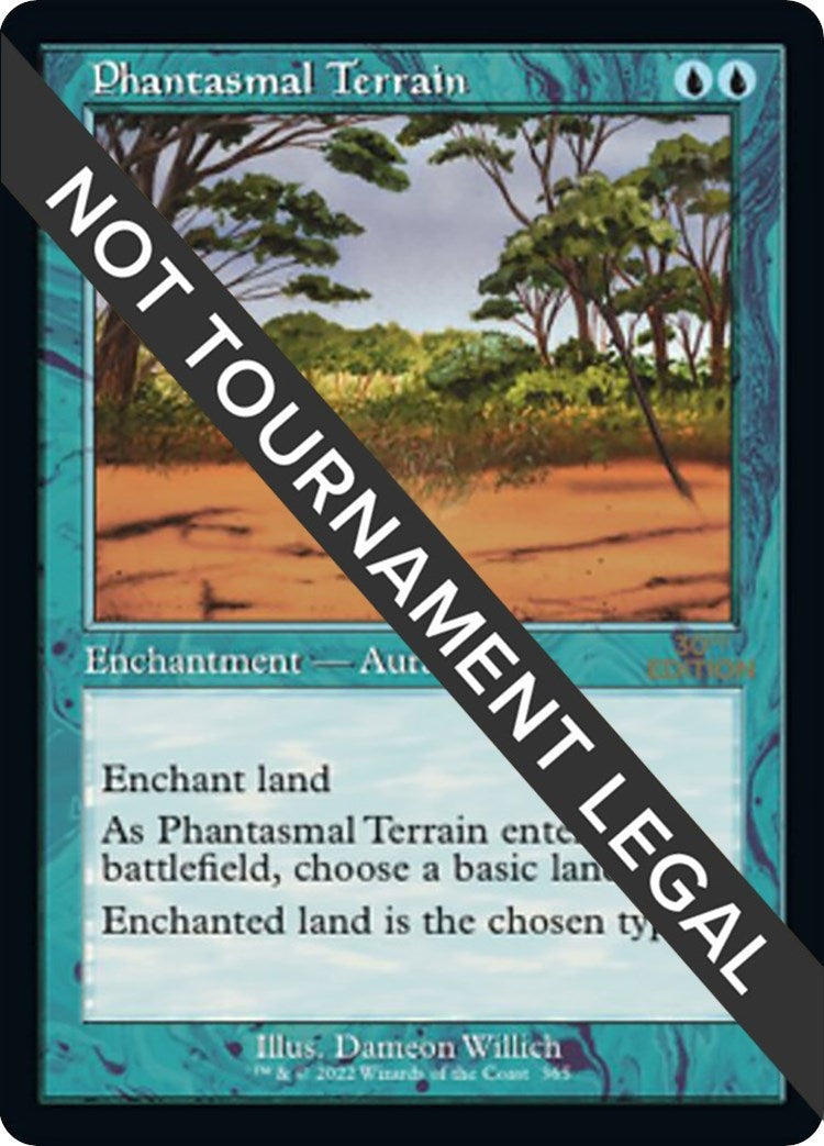 Image for Phantasmal Terrain (Retro Frame) (365) (30A) - Magic: The Gathering