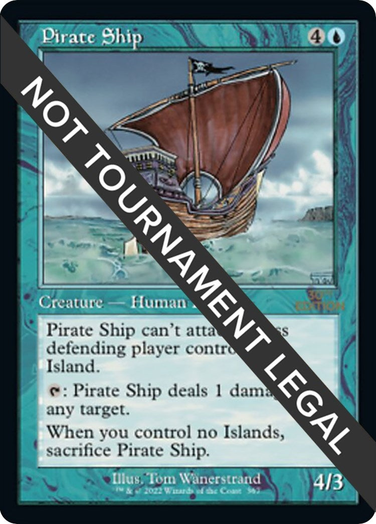 Image for Pirate Ship (Retro Frame) (367) (30A) - Magic: The Gathering