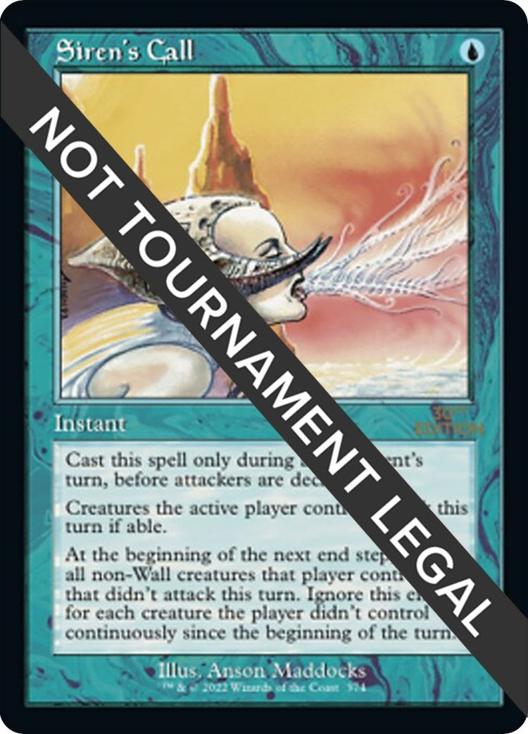 Image for Siren's Call (Retro Frame) (374) (30A) - Magic: The Gathering