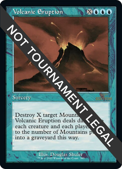 Volcanic Eruption (Retro Frame) (385) (30A)