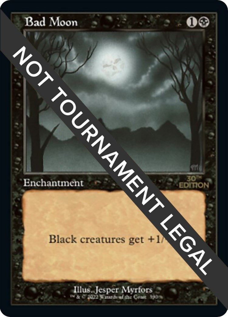 Image for Bad Moon (Retro Frame) (390) (30A) - Magic: The Gathering