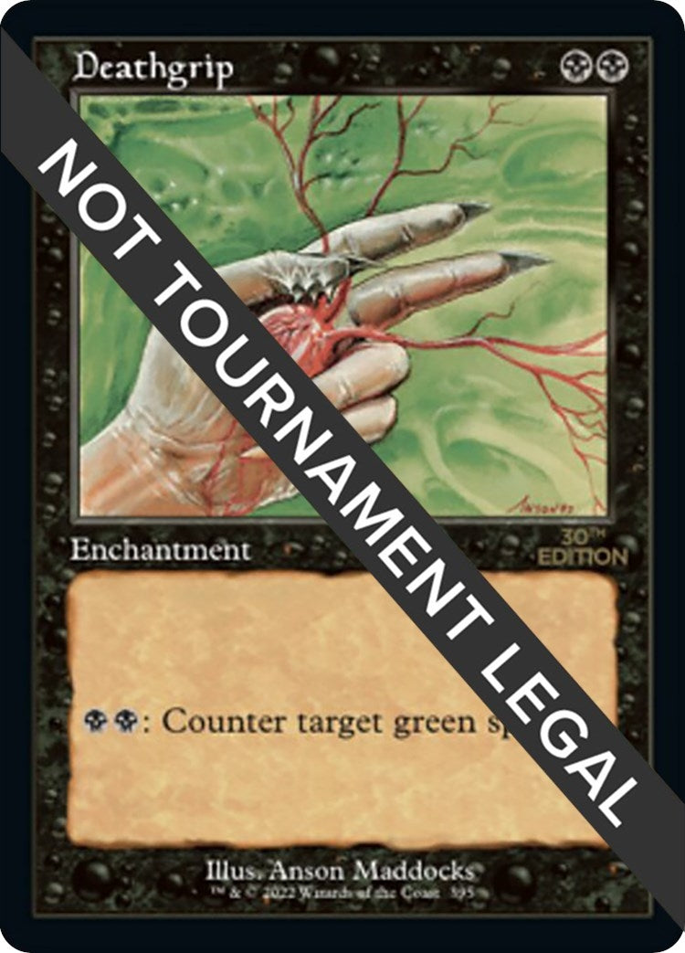 Image for Deathgrip (Retro Frame) (395) (30A) - Magic: The Gathering