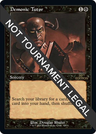 Demonic Tutor (Retro Frame) (398) (30A)