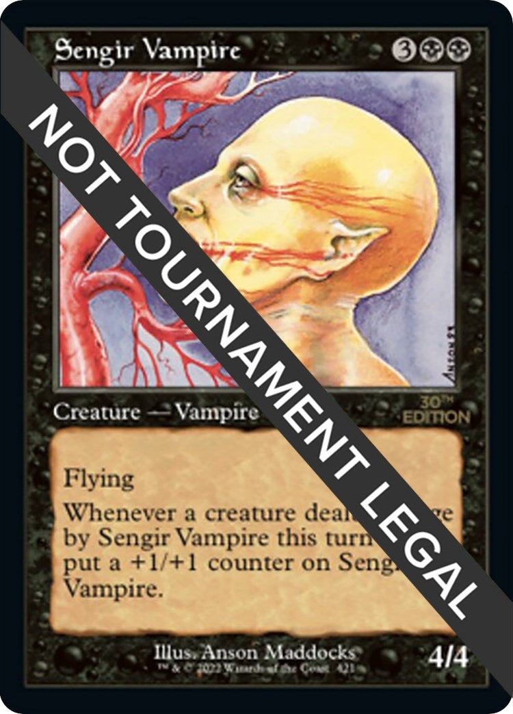 Image for Sengir Vampire (Retro Frame) (421) (30A) - Magic: The Gathering