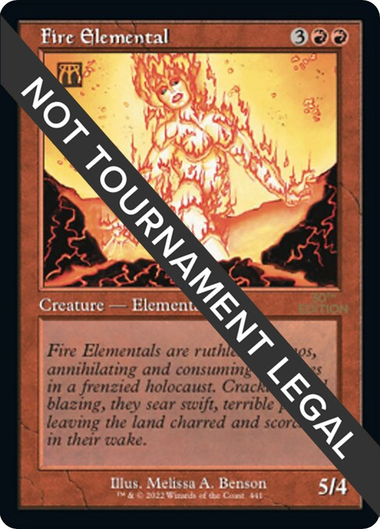 Image for Fire Elemental (Retro Frame) (441) (30A) - Magic: The Gathering