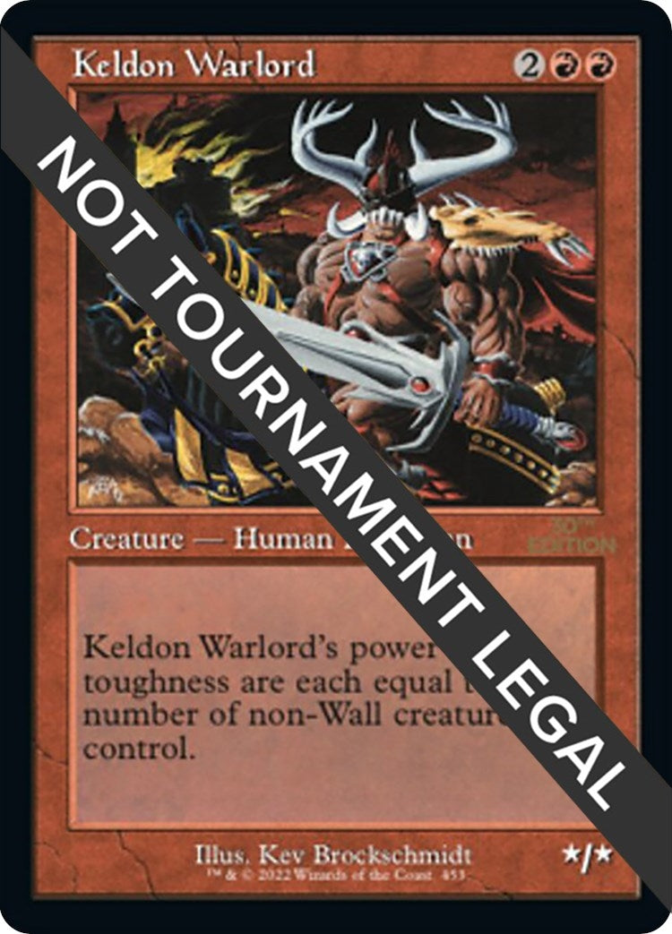 Image for Keldon Warlord (Retro Frame) (453) (30A) - Magic: The Gathering