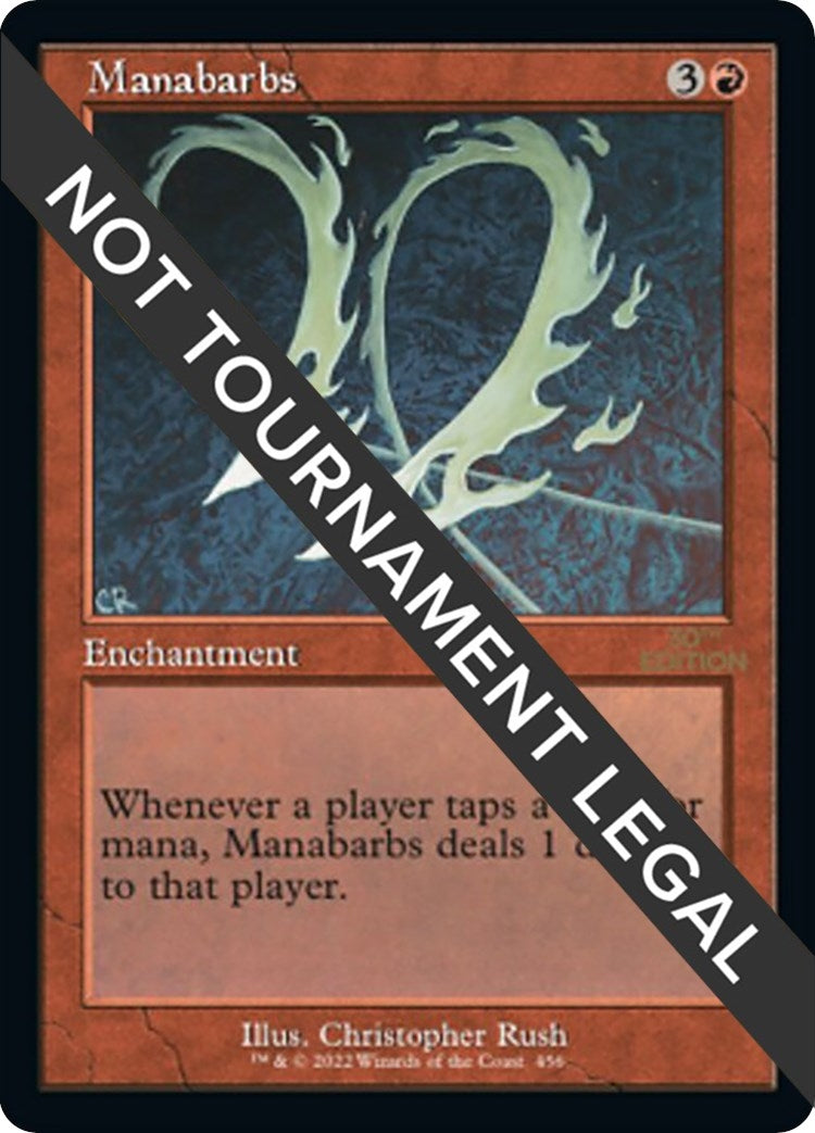 Image for Manabarbs (Retro Frame) (456) (30A) - Magic: The Gathering