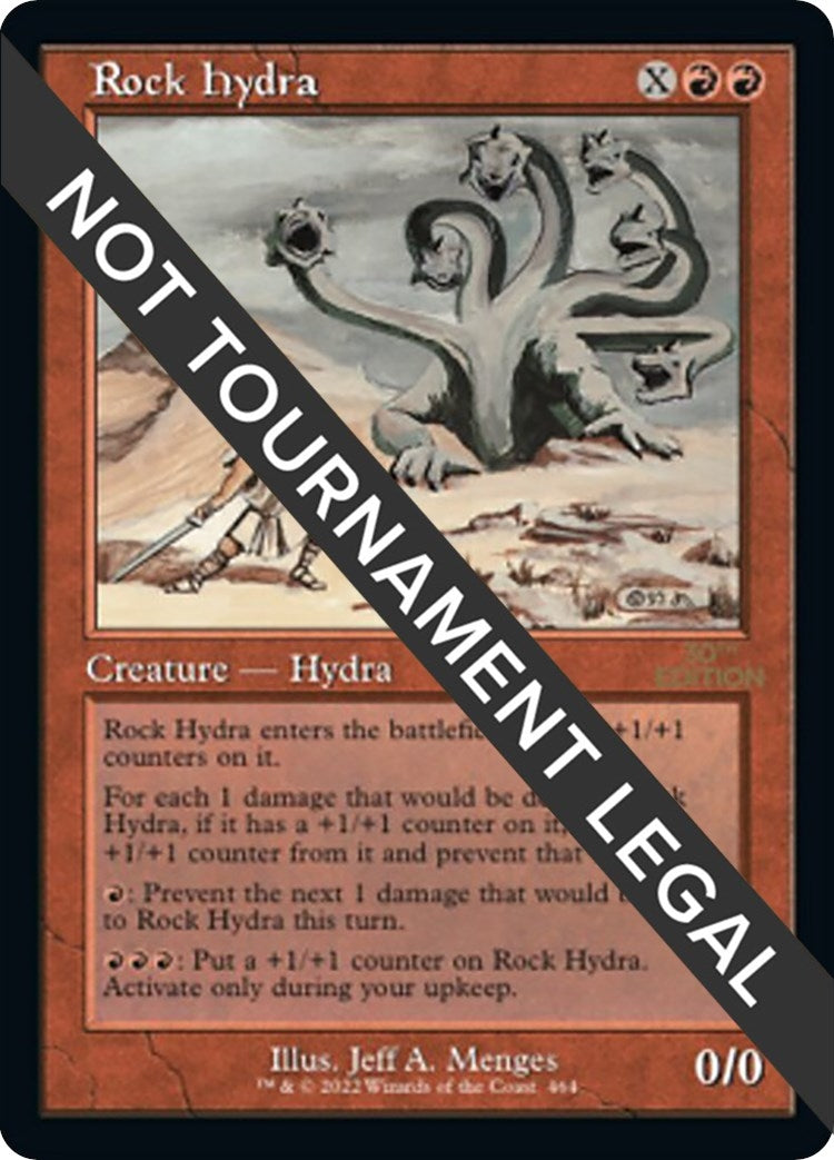 Image for Rock Hydra (Retro Frame) (464) (30A) - Magic: The Gathering