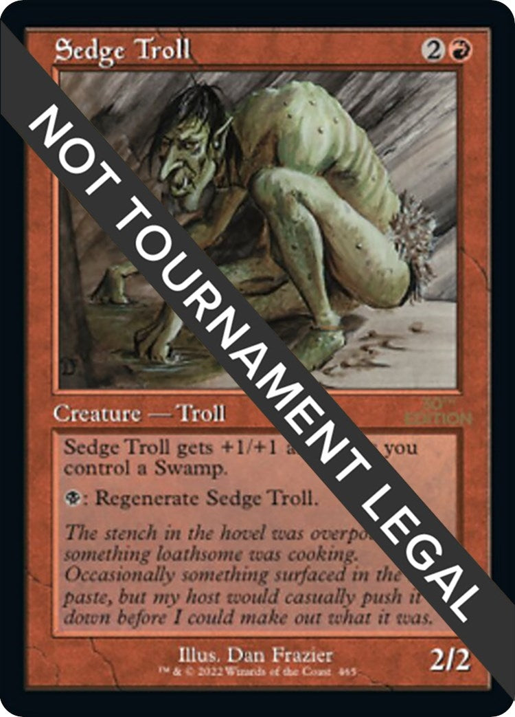 Image for Sedge Troll (Retro Frame) (465) (30A) - Magic: The Gathering