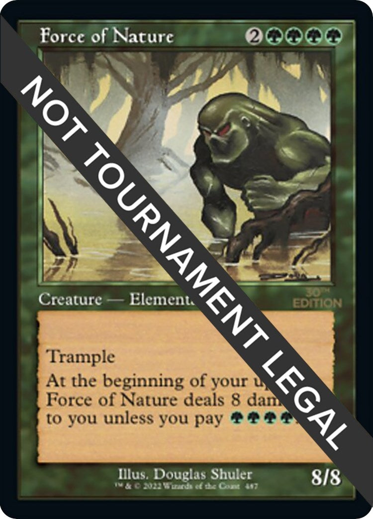 Image for Force of Nature (Retro Frame) (487) (30A) - Magic: The Gathering