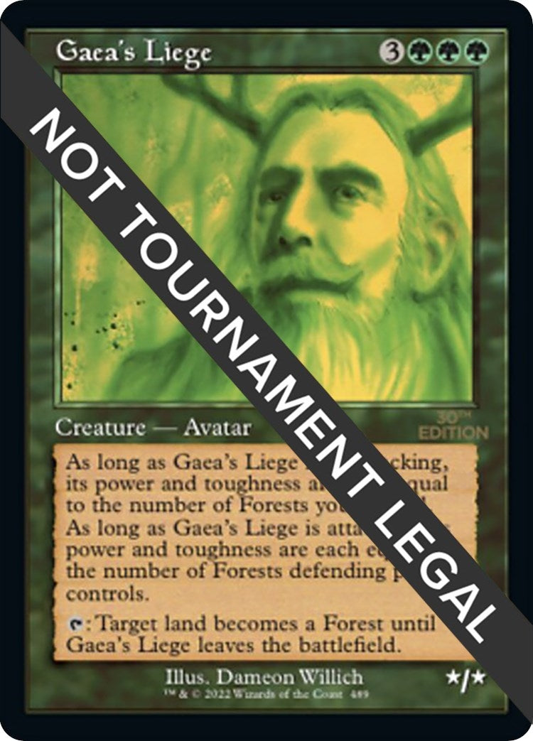 Image for Gaea's Liege (Retro Frame) (489) (30A) - Magic: The Gathering