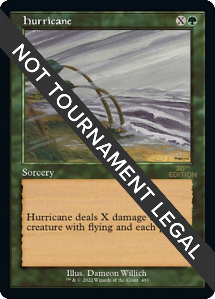 Image for Hurricane (Retro Frame) (493) (30A) - Magic: The Gathering