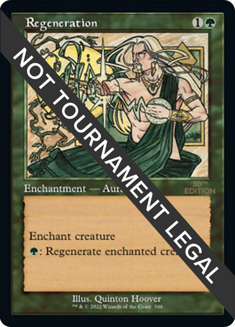 Image for Regeneration (Retro Frame) (506) (30A) - Magic: The Gathering