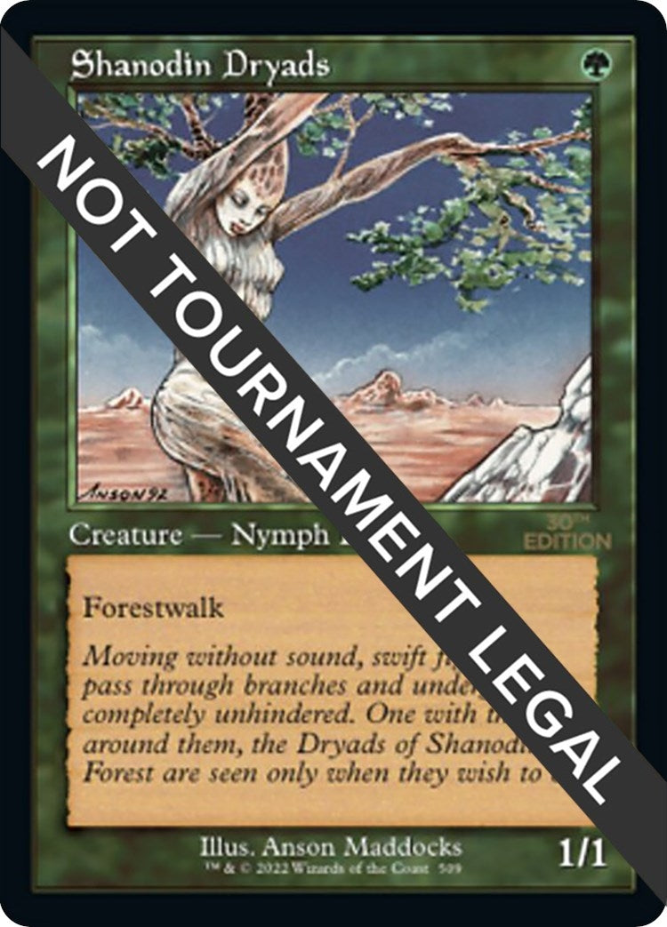 Image for Shanodin Dryads (Retro Frame) (509) (30A) - Magic: The Gathering