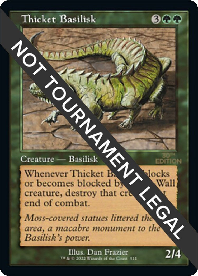 Image for Thicket Basilisk (Retro Frame) (511) (30A) - Magic: The Gathering