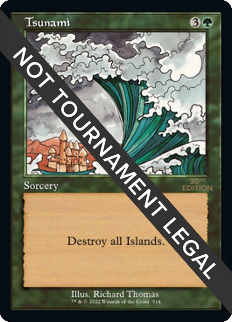 Image for Tsunami (Retro Frame) (514) (30A) - Magic: The Gathering