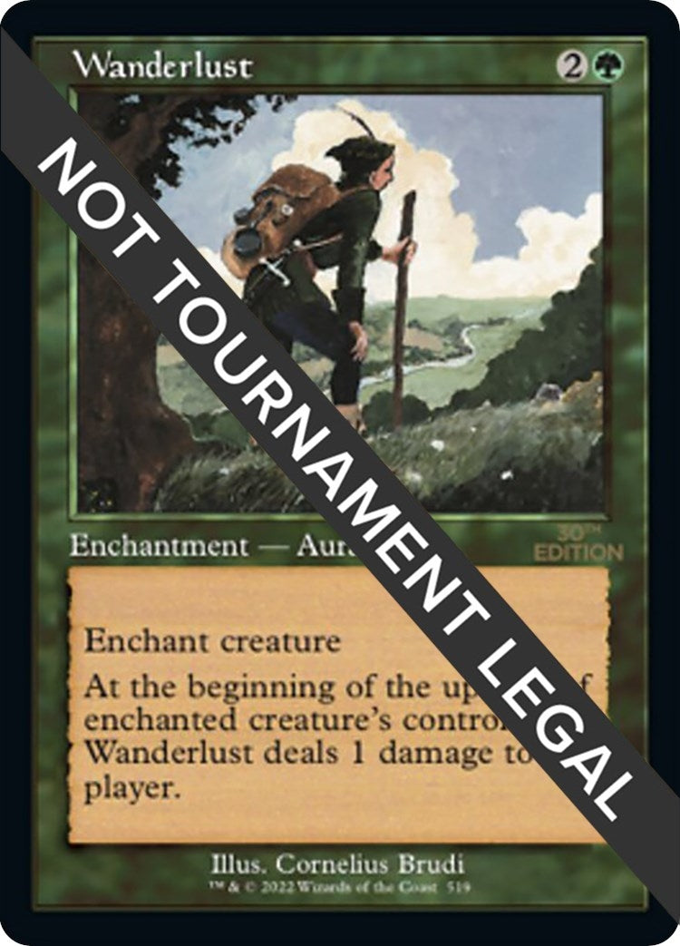 Image for Wanderlust (Retro Frame) (519) (30A) - Magic: The Gathering