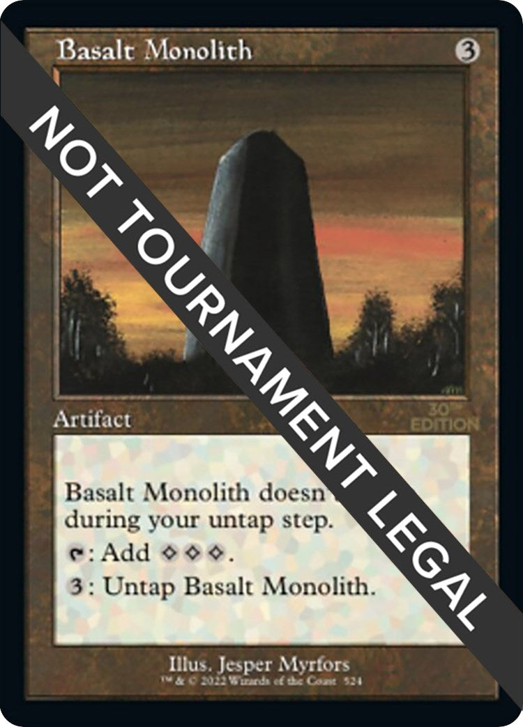 Image for Basalt Monolith (Retro Frame) (524) (30A) - Magic: The Gathering