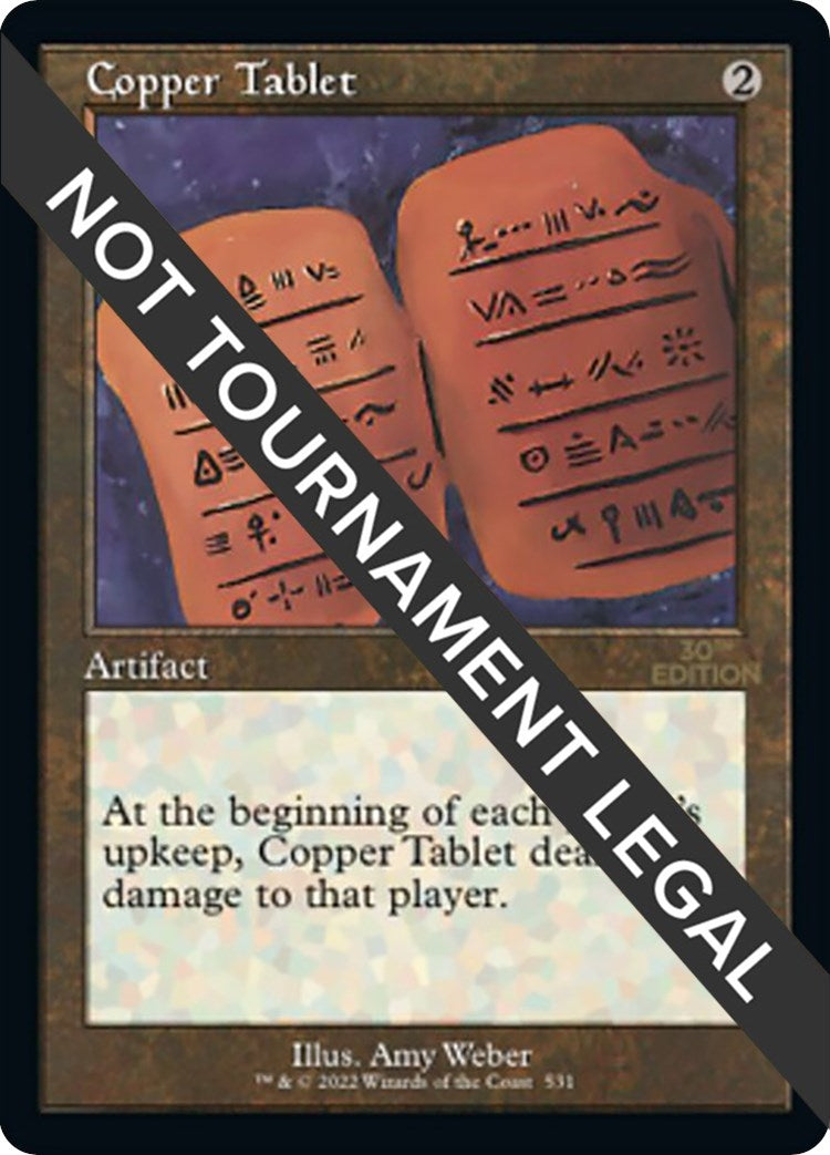 Image for Copper Tablet (Retro Frame) (531) (30A) - Magic: The Gathering