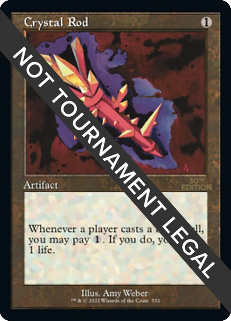 Image for Crystal Rod (Retro Frame) (532) (30A) - Magic: The Gathering