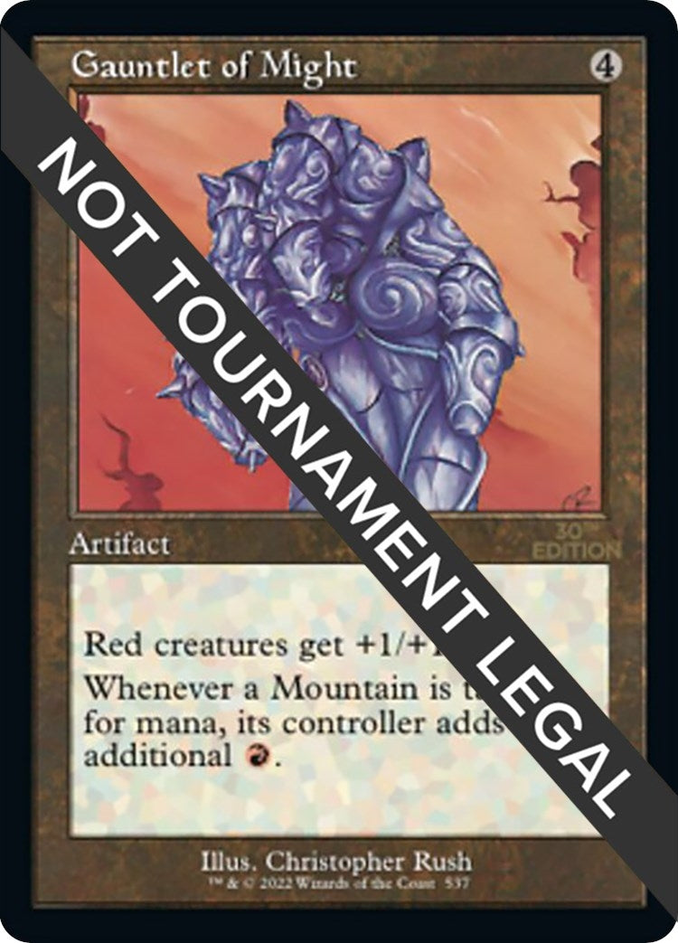 Image for Gauntlet of Might (Retro Frame) (537) (30A) - Magic: The Gathering