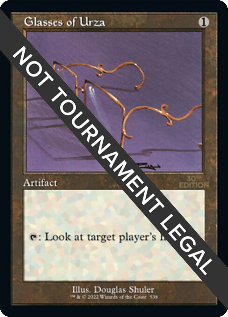 Image for Glasses of Urza (Retro Frame) (538) (30A) - Magic: The Gathering
