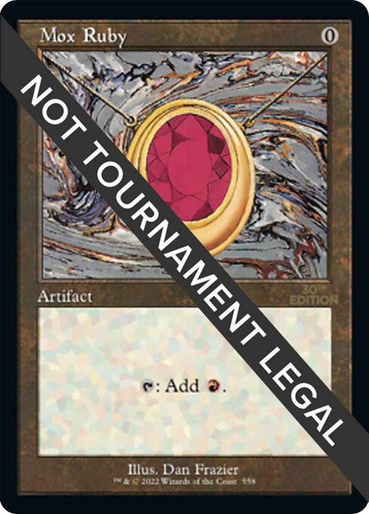 Image for Mox Ruby (Retro Frame) (558) (30A) - Magic: The Gathering