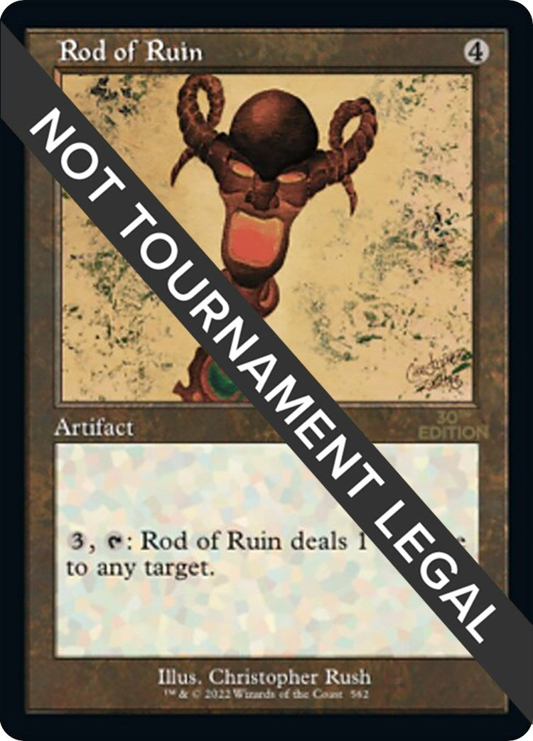 Image for Rod of Ruin (Retro Frame) (562) (30A) - Magic: The Gathering