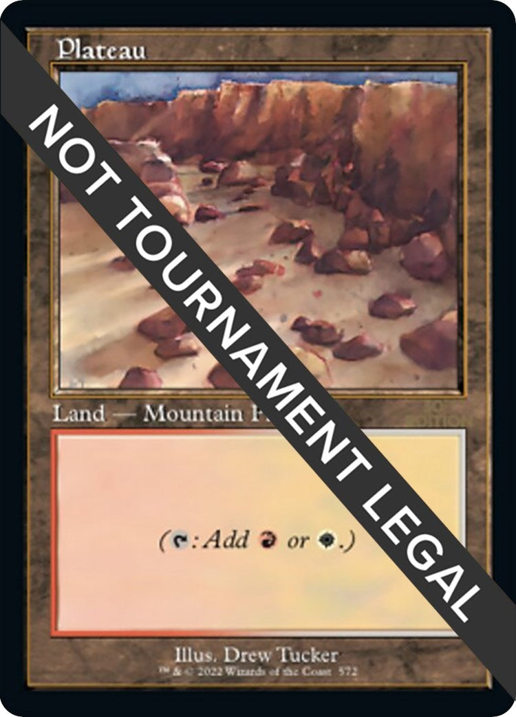 Image for Plateau (Retro Frame) (572) (30A) - Magic: The Gathering