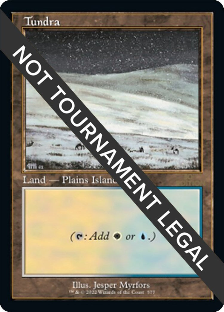 Image for Tundra (Retro Frame) (577) (30A) - Magic: The Gathering