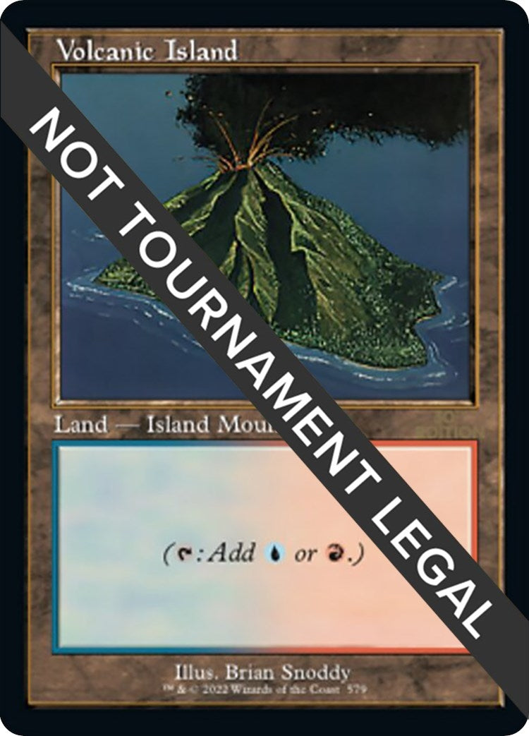 Image for Volcanic Island (Retro Frame) (579) (30A) - Magic: The Gathering